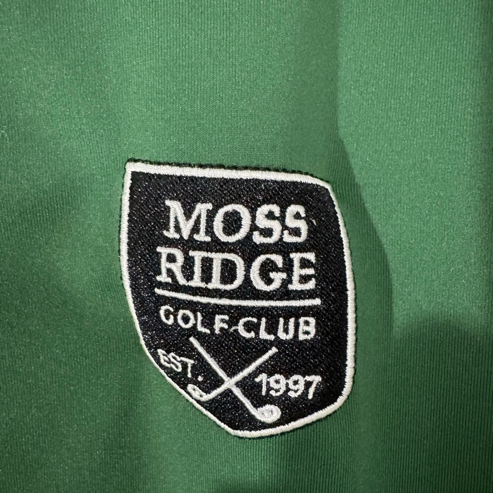 Eighteen Green Moss Ridge Golf Pullover Men’s L - Picture 5 of 10